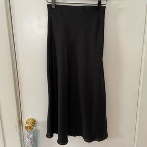 free people black midi skirt